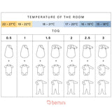 Bemini gigoteuse magic bag 1-4m beige pady quilted jersey tog 1.5 141QUILT89QU