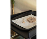 Pericles topper splashy sand bamboo 70x50cm TOPPERSB