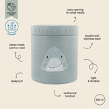 Trixie thermos alimentaire isotherme 500ml Mr. Shark 55-225