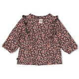 Feetje blouse anthracite Woodland Bloom 52300048