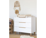 Pericles Boho white commode + plan à langer WTBOHOW (EXPO)