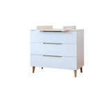 Pericles Boho white commode + plan à langer WTBOHOW (EXPO)