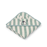 Liewood cape de bain Albert peppermint/crème de la crème LW20668\2666