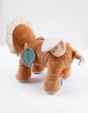 Noukie's peluche d'activités Babou en veloudoux et mousseline caramel N2240.45