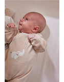 Noukie's Bali, Moka & Snow pyjama en velours beige Bali T2450131