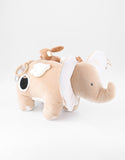 Noukie's peluche d'activités Bali en veloudoux et mousseline N2452.45