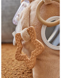 Noukie's peluche d'activités Bali en veloudoux et mousseline N2452.45
