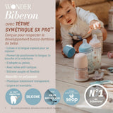 Suavinex biberon Sxpro 150ml Wonderland liberty beige 309400