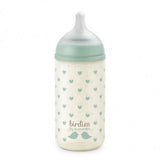 Suavinex biberon en verre 240ml Birdies vert 309147