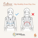 Ergobaby embrace soft & snug knit crème BCEMACRM