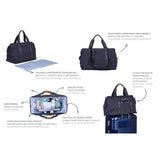 Childhome sac a langer Mommy Bag signature urban gris foncé CWMBBSUDG