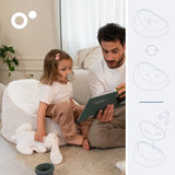 Doomoo pouf adaptable et évolutif Seat'n Grow sand SG01