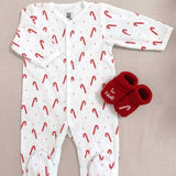 Trois Kilos Sept chaussons de naissance "Mon 1er Noël" 812 5012