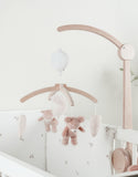 Noukie's Fluffy, Orso & Lily mobile musical en bois rose Lily & Fluffy N2555.50