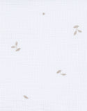 Noukie's tour de lit mousseline de coton bio brodé blanc F&O BB2551.02