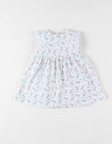 Noukie's Robe imprimé fleuri en jersey, écru Z2400089