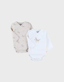 Noukie's body croisé en coton  Sweet zebra (lot de 2) Z2582181