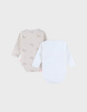 Noukie's body croisé en coton  Sweet zebra (lot de 2) Z2582181