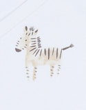 Noukie's body croisé en coton  Sweet zebra (lot de 2) Z2582181