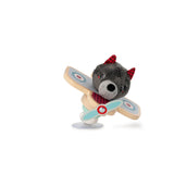 Lilliputiens Louis le loup en avion swing à ventouse 83522