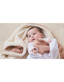 Noukie's couverture 75x100cm coton bio/sherpa rose poudré BB2427.44