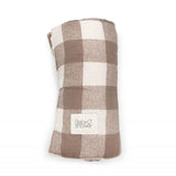 Babyshower matelas à langer nomade knot vichy caramel CKXLVCM