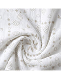 Noukie's Plumes de Lune draps tétra en gaze de coton 100x100cm (lot de 2) BB2660.58