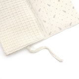 Babyshower mini matelas à langer audrey gofre Vanilla AUPDGVA