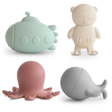 Mushie jouet de bain lot de 4 Sealife 70.077.02
