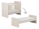 Yuny Hazel lit 60x120cm transformable 1764574 EXPO (PAS D'ENVOI)