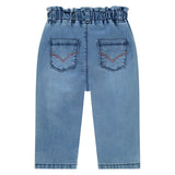 Babyface pantalon en denim à taille élastiquée pour bébé fille denim blue BBE25128206