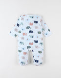 Noukie's Pyjama 1 pièce imprimé éléphants en jersey, écru Z2433132