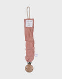 Noukie's attache-sucette universelle en coton bio rose BB2660.84