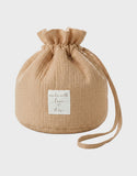Noukie's panier de rangement nomade coton bio sable BB2660.62