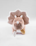 Noukie's peluche d'activités Popsie en Veloudoux® et mousseline de coton rose poudré N2311.45