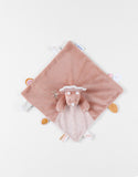 Noukie's Doudou Popsie en Veloudoux rose poudré/greige N2311.19