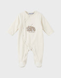 Noukie's Raku, Lino & Pico pyjama en velours brodé T2650.31