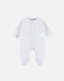 Noukie's pyjama bébé jersey beige Funny dino Z2531133