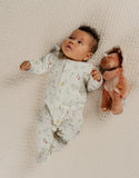 Noukie's pyjama jersey pointelle Pretty flowers Z2536133