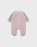 Noukie's Pyjama bébé en velours rose Z2586131