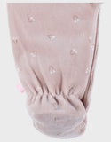 Noukie's Pyjama bébé en velours rose Z2586131