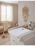 Noukie's Raku, Lino & Pico matelas à langer avec sa housse en éponge poney BB2650.14