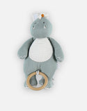 Noukie's Peluche mini musicale Stegi en mousseline BIO, eucalyptus N2112.21