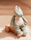 Noukie's Peluche small Stegi en mousseline de coton BIO, eucalyptus N2112.25