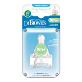 Dr. Brown's lot de 2 tétines Y-cut Dr. Brown’s biberon standard 312-GBX2