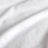Bemini drap housse berceau 40x90cm motif petit pois blanc jersey 130CHOUX10JP