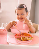 Twistshake Click Mat Mini + Plate pink