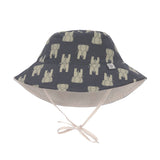 Lassig Chapeau anti-UV réversible enfants - Éléphant gris foncé 1433005144