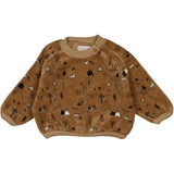 Bean's Sweat Velours Coton Imprimé Noisette W2214610