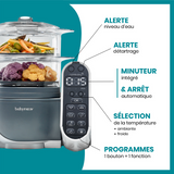 Babymoov robot culinaire Nutribaby (+) industrial grey A001124
